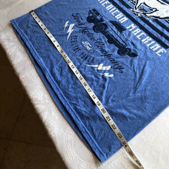 Mustang Ford Est. 1964 Blue Printed Vintage T-Shirt Men’s Size XL Classic Tee - Picture 9 of 14